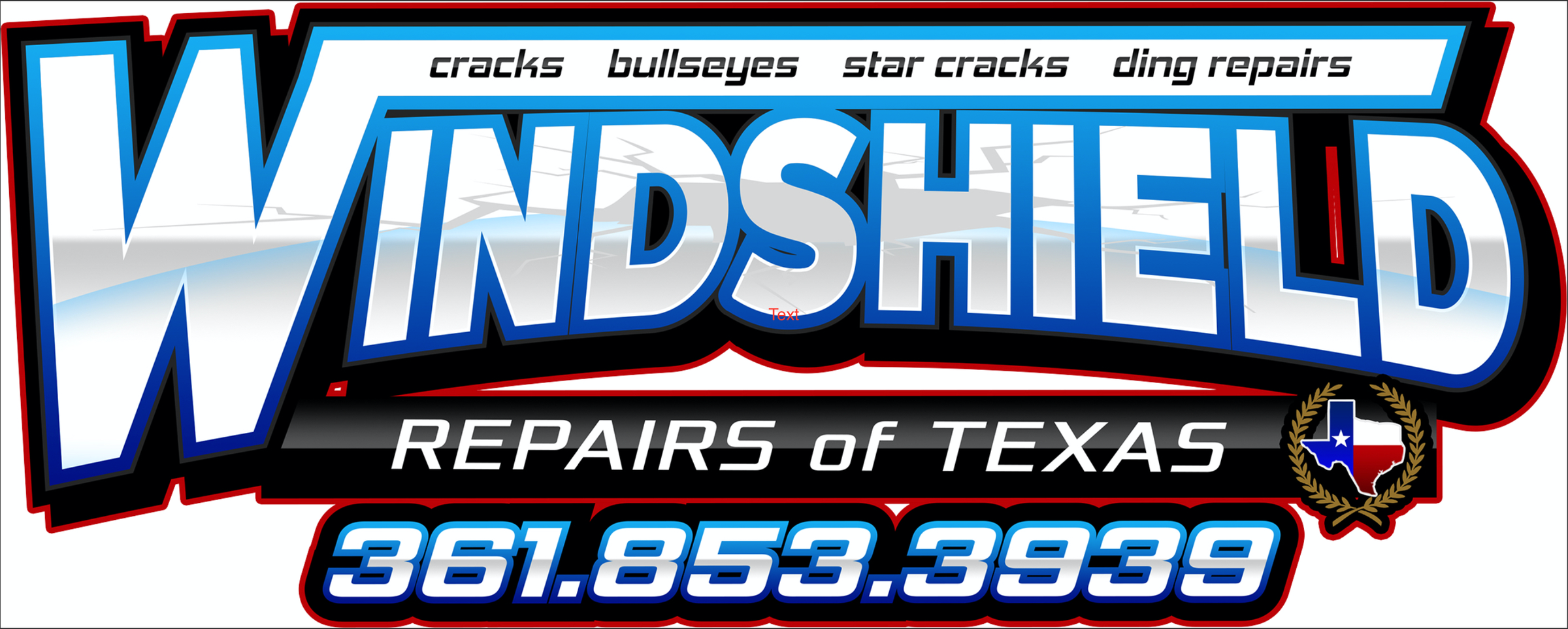 windshield of texas logo